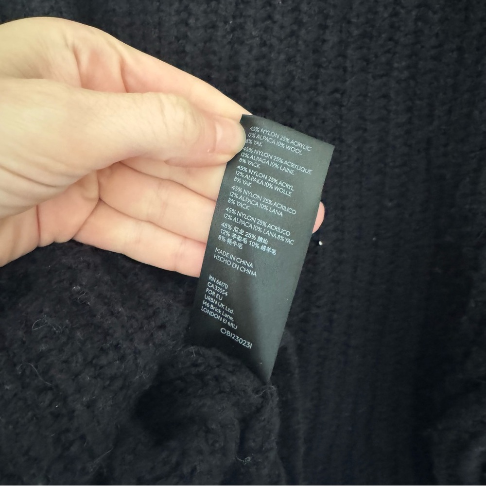 Anthropologie Maeve Wool Blend Cowl Neck Sweater Size‎ Meidum - Picture 5 of 5